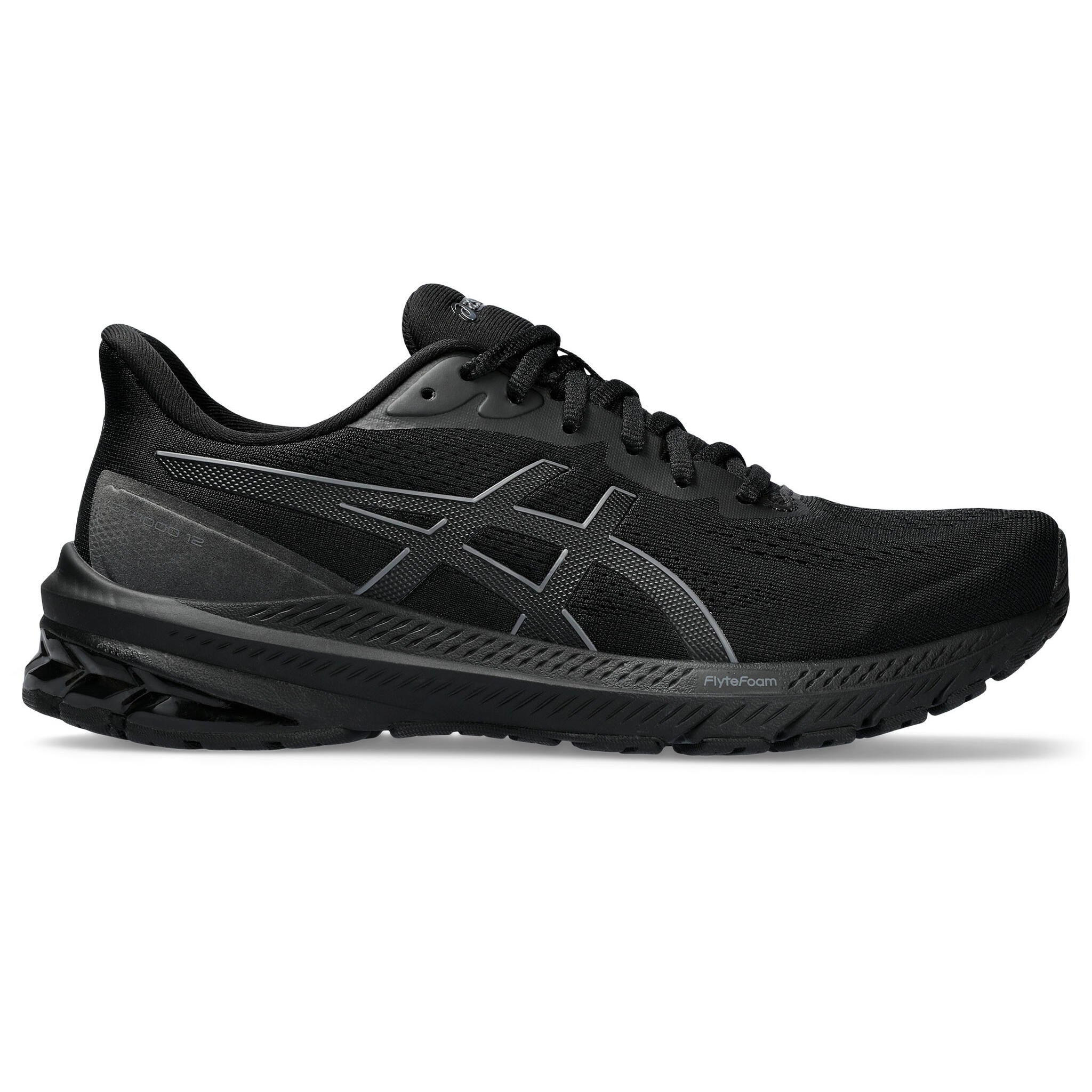 Asics GT-1000 12 Women's Running Shoes - B - Black/Carrier Grey