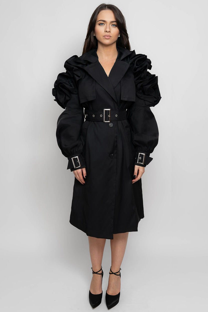 Asymmetric Pleated Skirt - Black – Sierra Darien