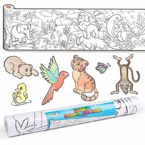 Animals of the World Mini Coloring Roll [Book]