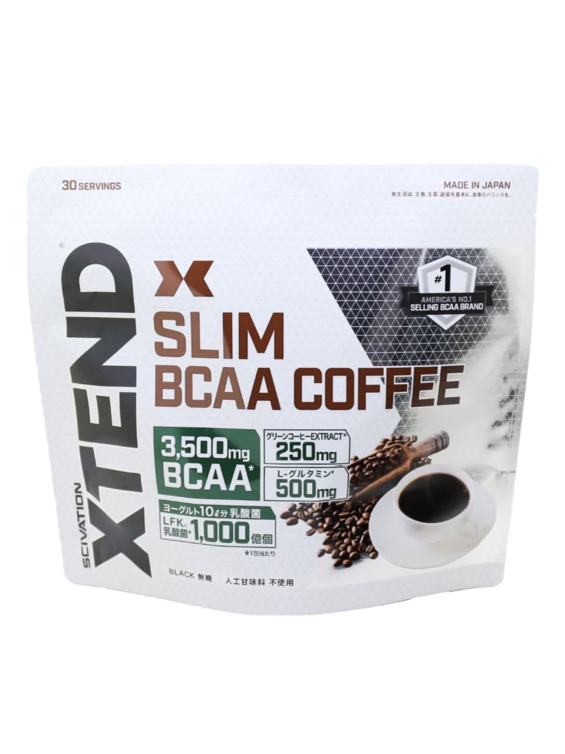 XTEND SLIM BCAA COFFEE、DECAF