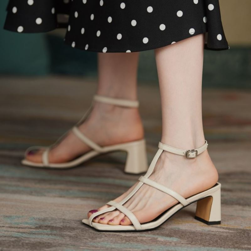 Della Leather Sandals