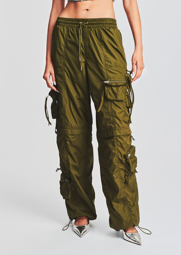 Alba Ruched Cargo Pant – SEROYA NYC