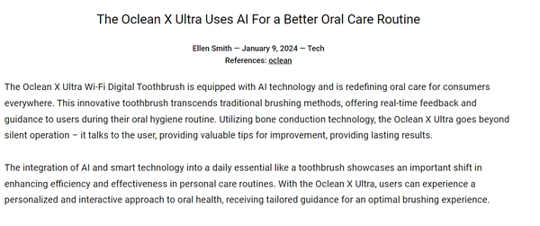 The Oclean X Ultra Uses A For a Better Oral Care Routine