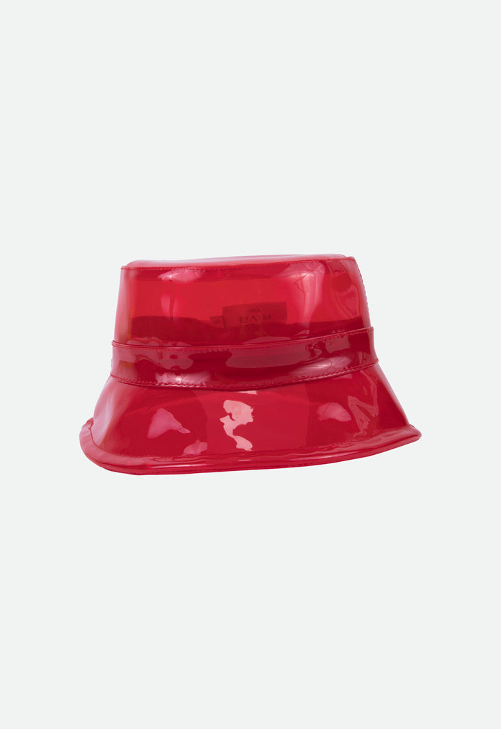 Red Transparent Bucket Hat