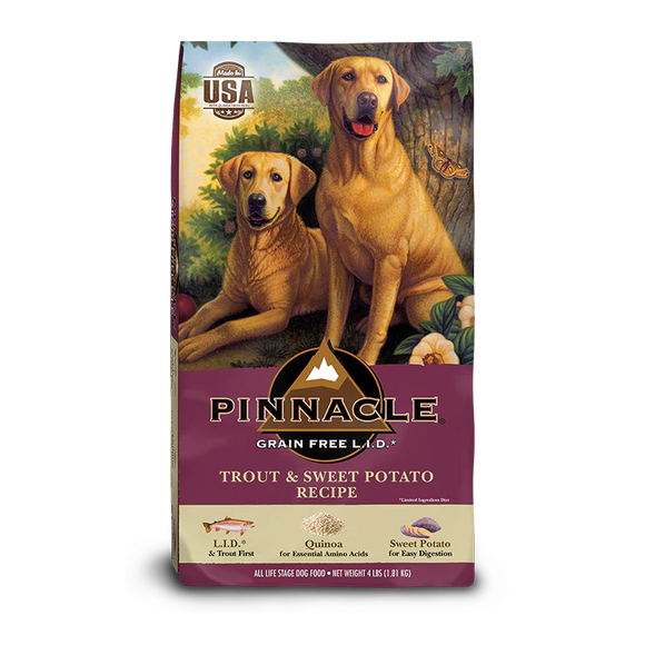 Pinnacle Pet  Grain-Free Trout & Sweet Potato Recipe Dry Dog Food