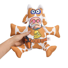 Dog Toy Plush Squeaky Toy Toast Croissant Interactive Pet Cute Toy