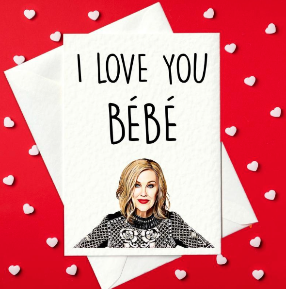 I Love You Bebe Moira Schitt S Creek Funny Valentine S Day Card Prickly Cards