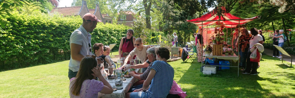 workshop bij de hortus in Leiden