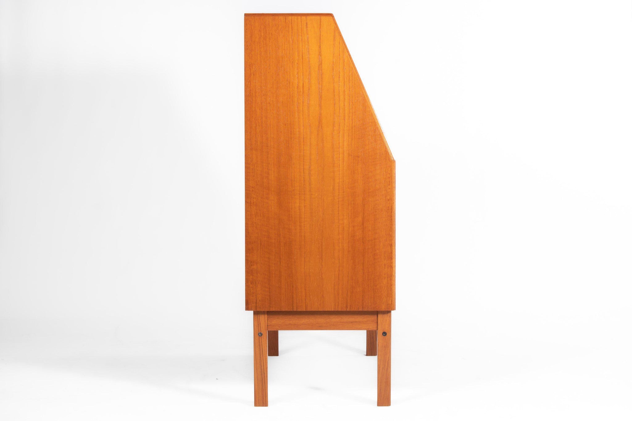 Mid Century Modern Secretary Desk in Teak by Drylund