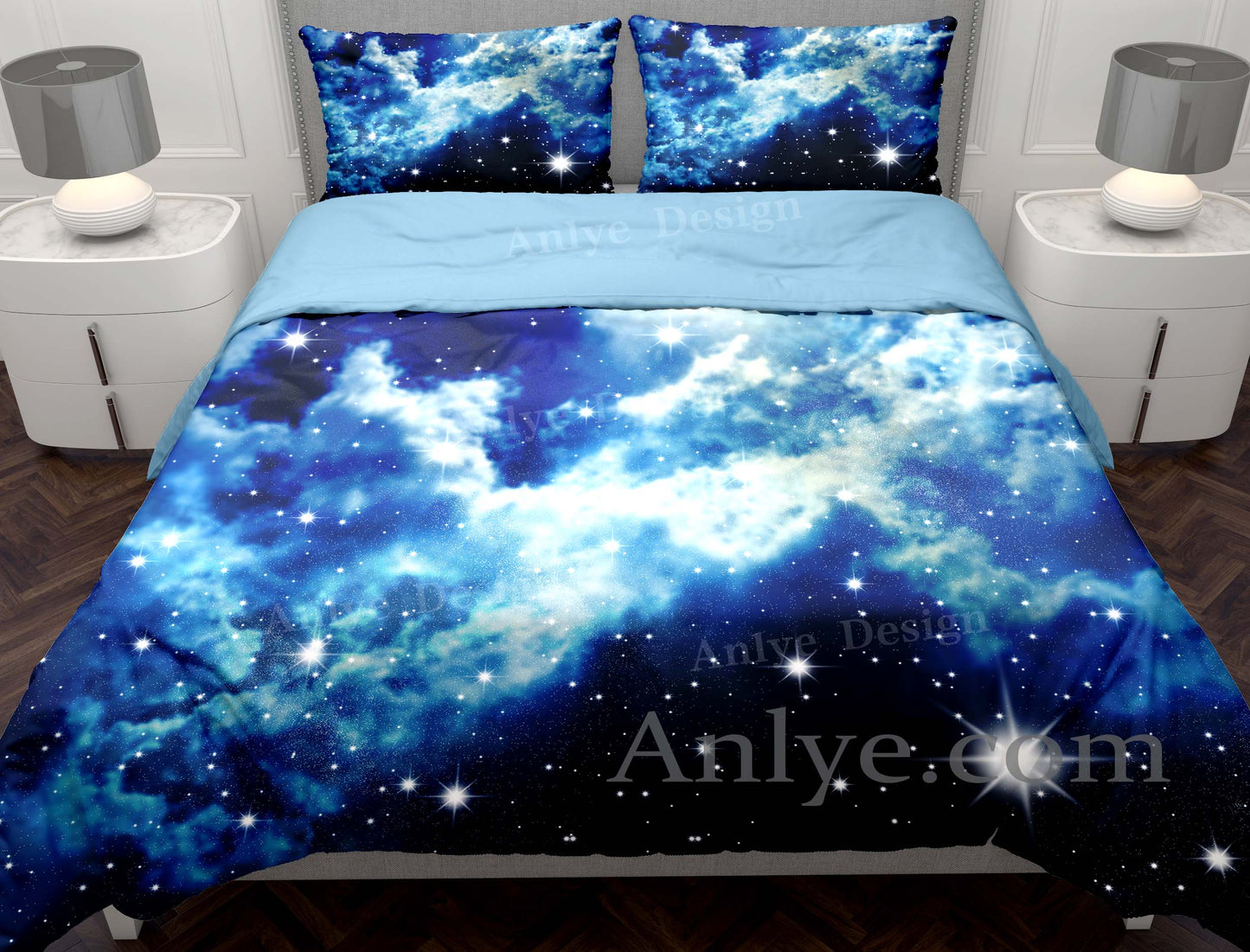 3D Cloudy Skies Duvet Cover Set: A Hot-Selling Gift for a Boy or Girl's Room - Vibrant and Colorful, Perfect for Any Bedroom