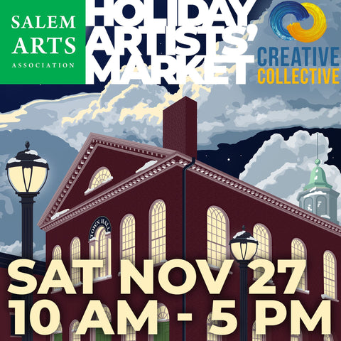 Fern x Flow at Salem Arts Association's Holiday Artists' Market in Salem Old Town Hall November 27