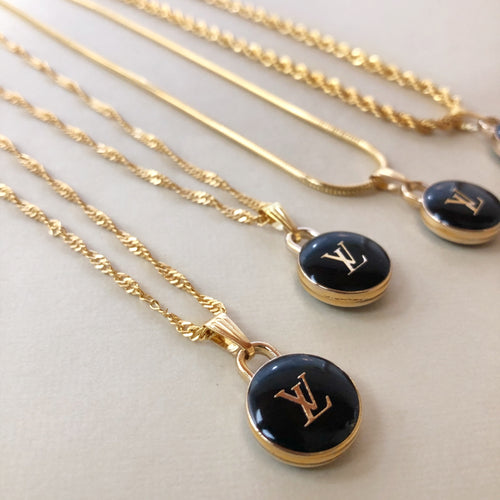 Louis Vuitton Lock Charm Necklace – Modern Love Jewelry