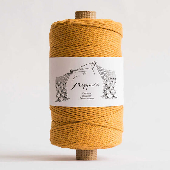 Suomen Lanka Moppari Mop Yarn (Ocher No. 16) – With Autumn