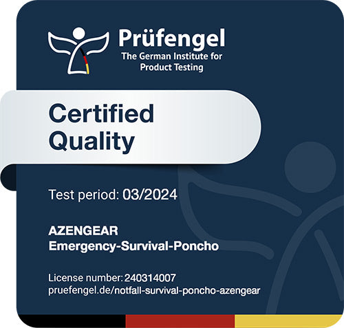 Prüfengel Institut Test - Emergency Survival Poncho