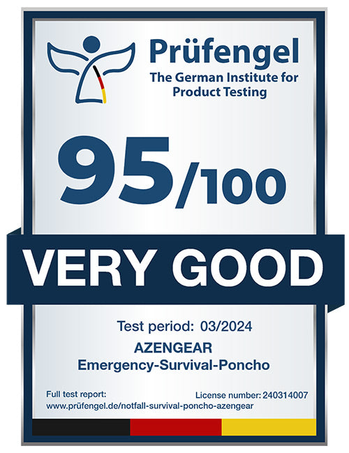 Prüfengel Institut Test - Emergency Survival Poncho