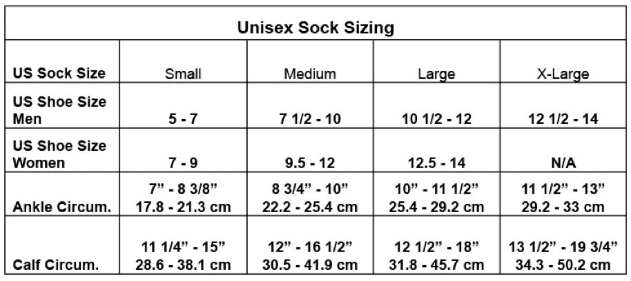 How Do You Determine Compression Sock Size