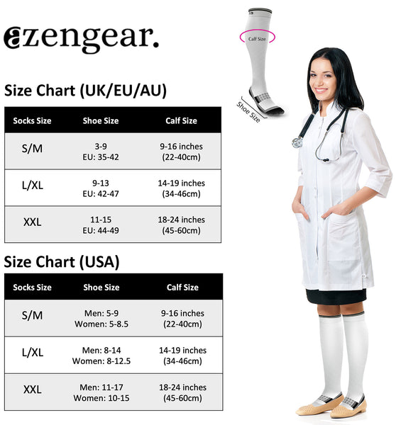 How to Determine the Right Size and Height For Compression Socks