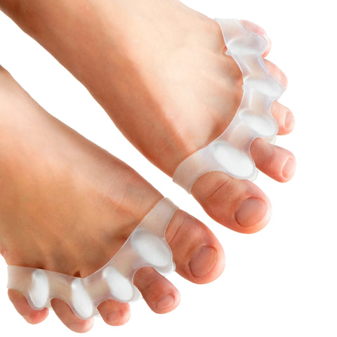 Silicone Toe Separators, Gel Toe Spacers (4 Pairs)