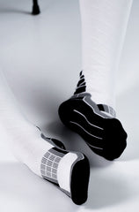 Compression socks for nurses in white