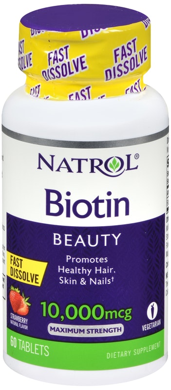 Natrol Biotin 10,000 mcg Fast Dissolve Tablets Maximum Strength