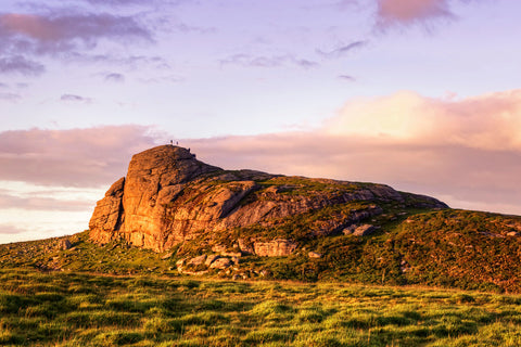 Haytor rock during sunset, a great place to spend a picnic sebastien coell photography