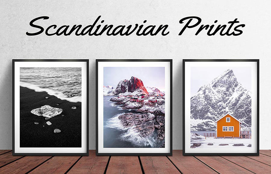 beautiful scandinavian artwork for sale, framed photographic prints and wall art 