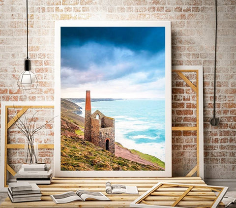 Towanroath Mine shaft Cornwall artwork