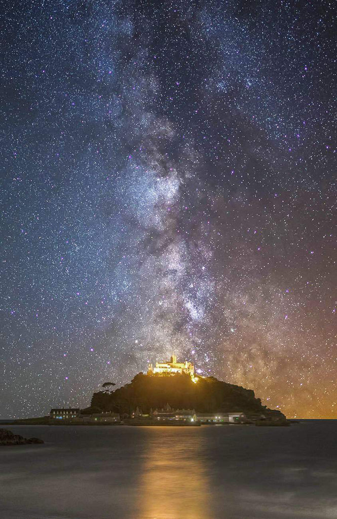 St Michaels mount below the milkyway