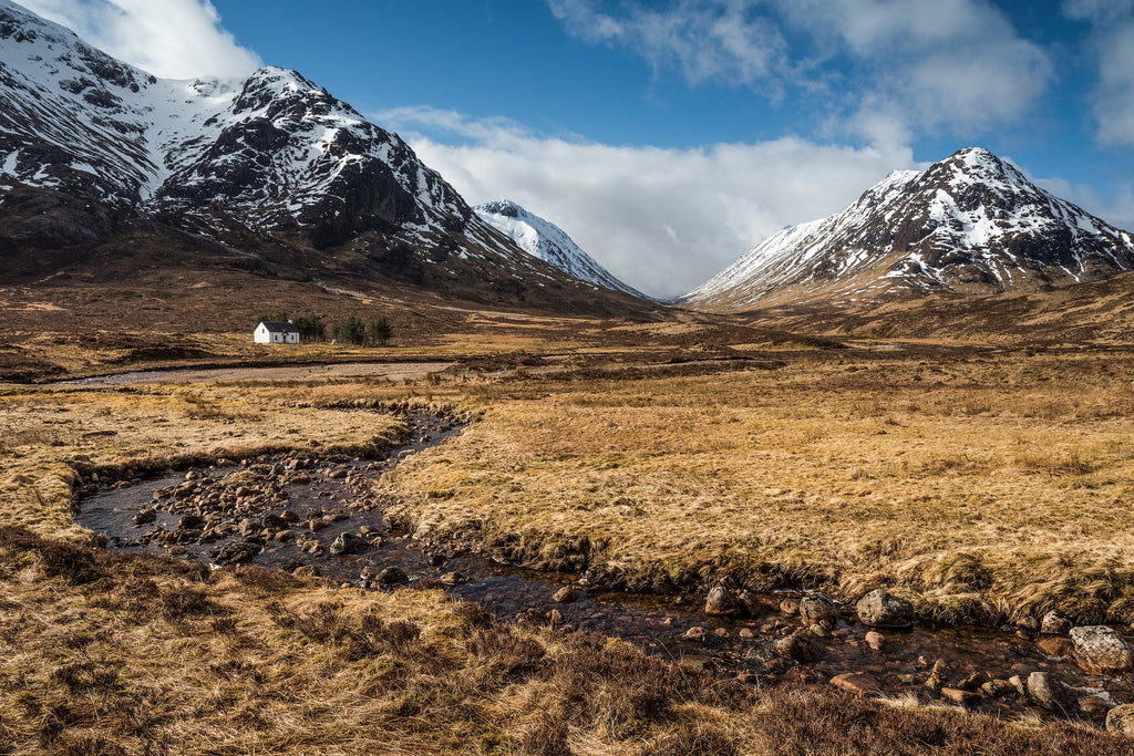 The open expanse of Scotlands Glencoe