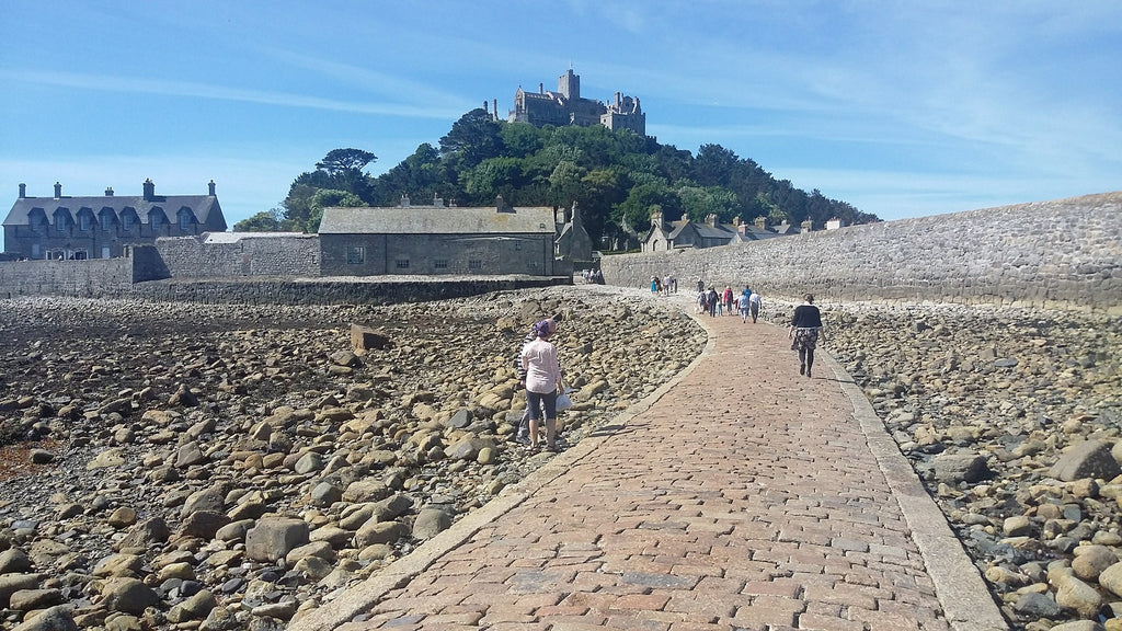 You can walk across to St Michaels mount from Marazion during low tide