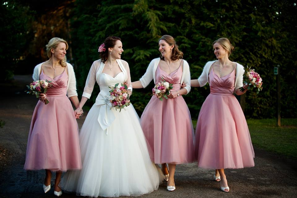 Katherine with her bridesmaids