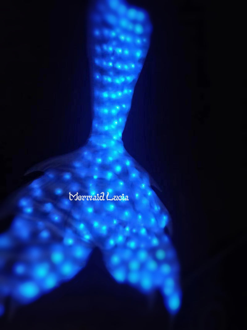 Full Body Glowing Sparkling Luminous LED Mermaid Merman Tail Christmas