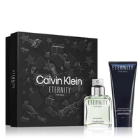 Set - Calvin Klein Eternity 50ml Edt Spr + 100ml Hair & Body Wash for Men