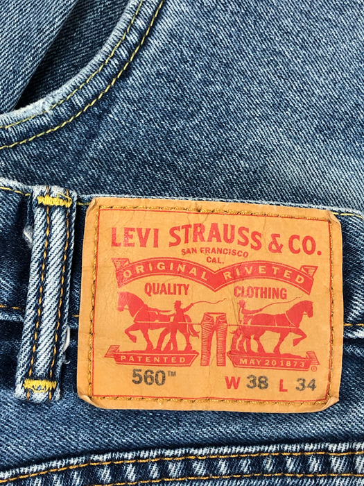 Levi's 560 Comfort Fit Med Stone Wash Blue Jeans Men's (Size: 38 x 34) —  FamilyBest1