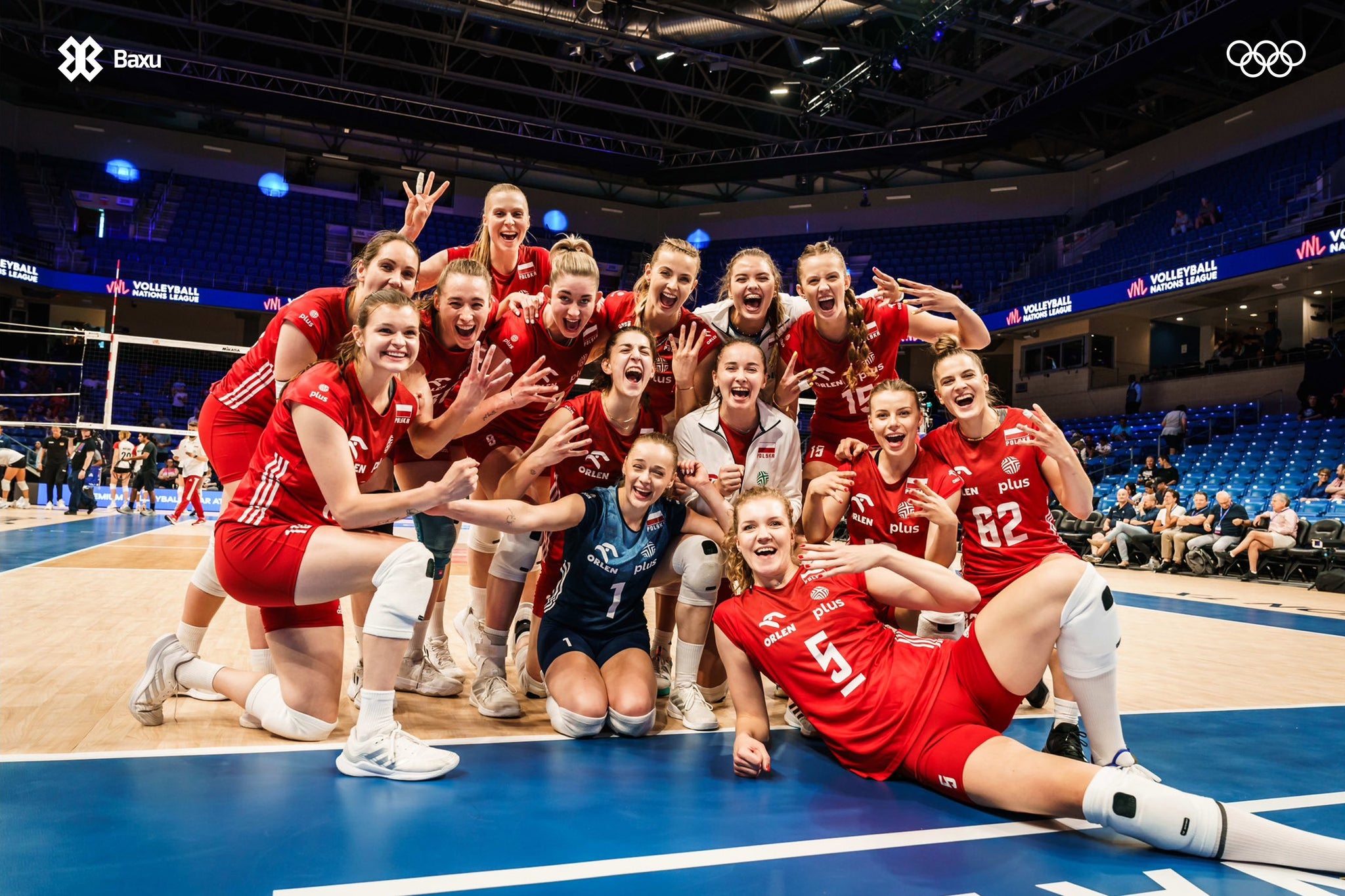 Baxu - Poland Volleyball Team - Equipo de Voleibol de Polonia - Juegos Olímpicos 2024 - Olympic Games Paris 2024