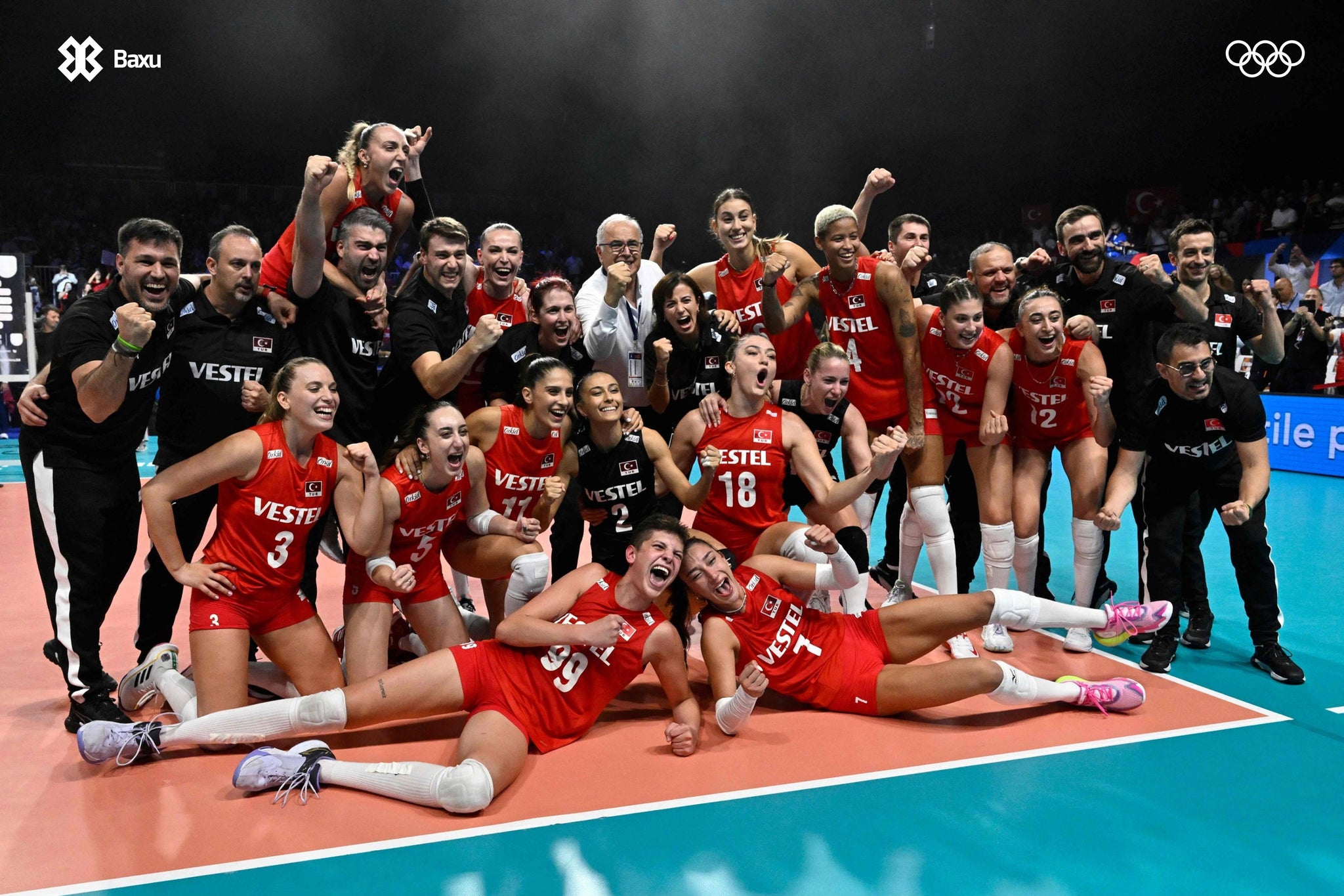 Baxu - Turkye Volleyball Team - Equipo de Voleibol de Turquía - Juegos Olímpicos 2024 - Olympic Games Paris 2024
