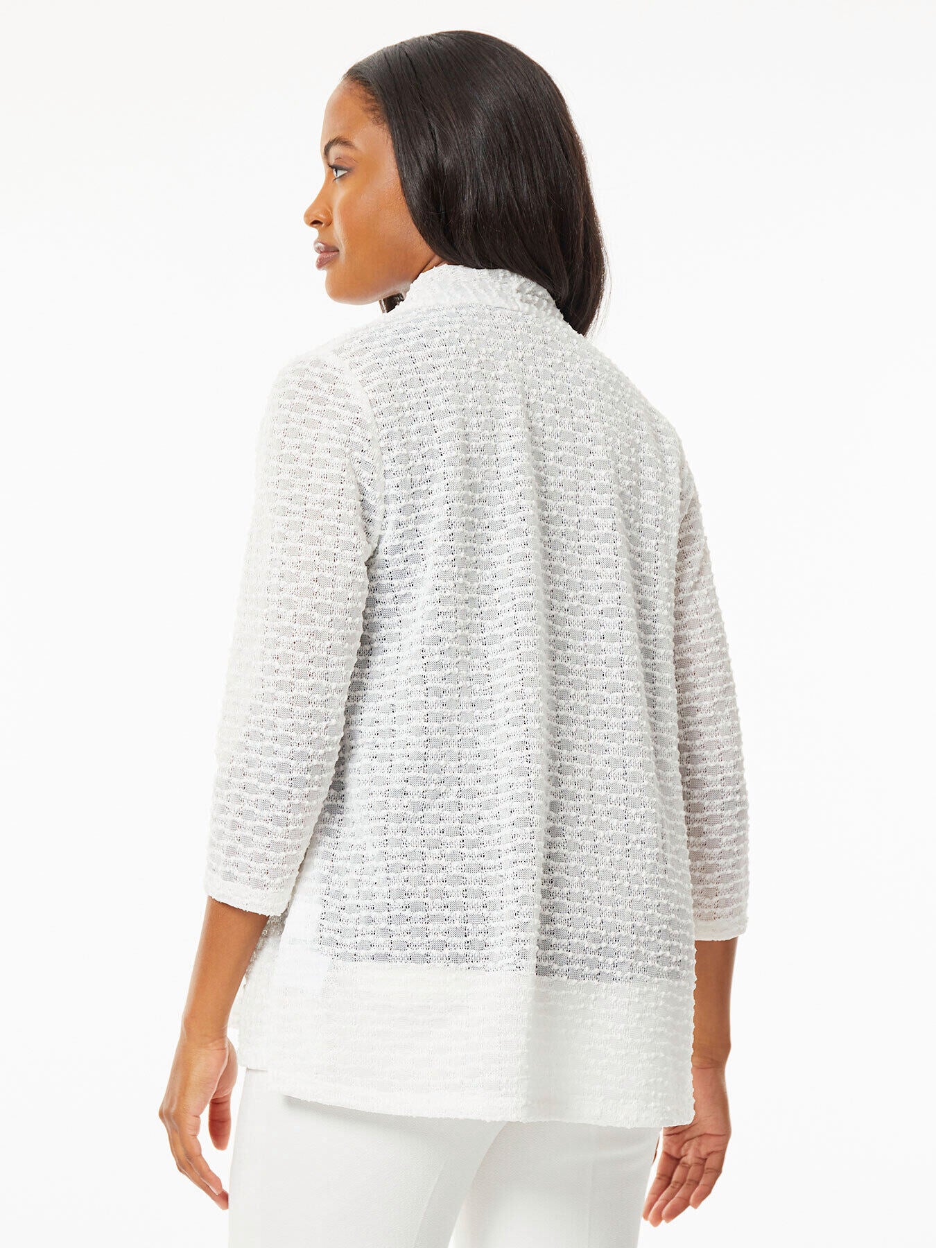 6 ロク ROKU LILY YARN SUKASHI CARDIGAN 当店の記念日 paygration.com