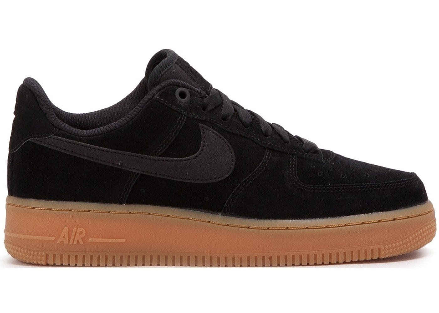 af1 low black gum