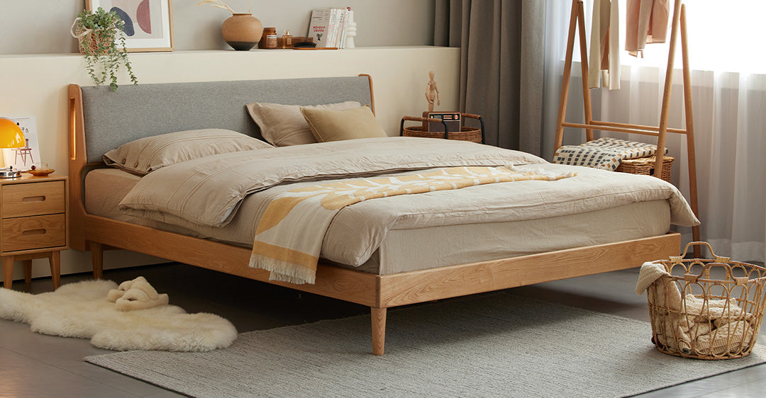 Delight in a Premium, Mid-Century Modern Designed Bed Frame That Doesn’t Creak or Wobble