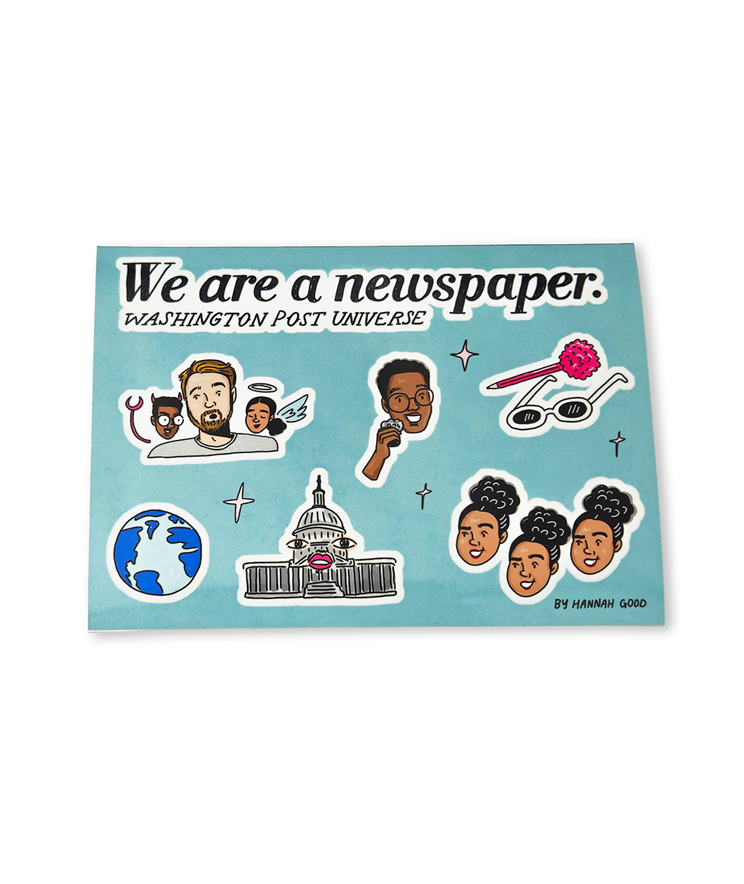 Washington Post Universe Sticker Sheet