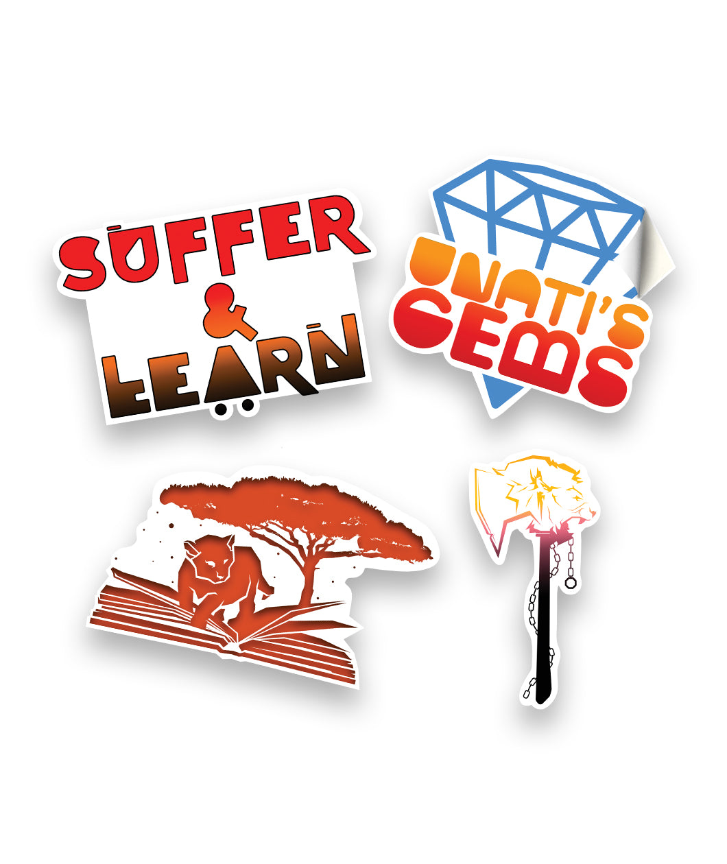 Suffer & Learn Sticker Pack