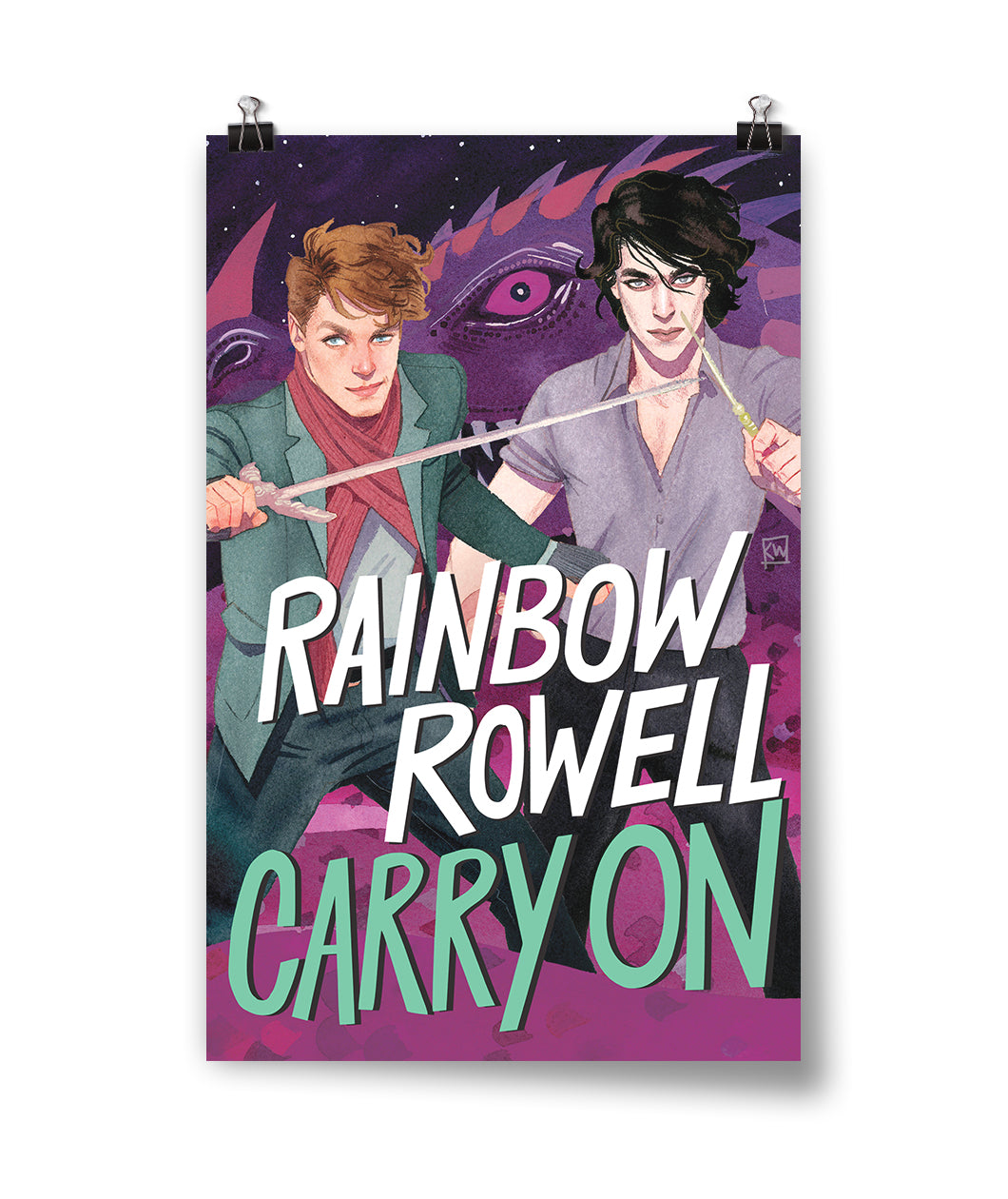 carry on rainbow rowell poster