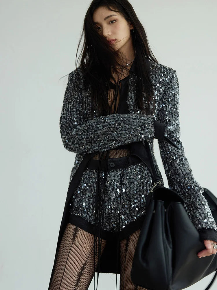 Stunner Sequin Jacket by Marigold Shadows