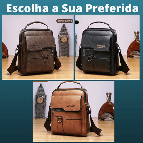 Bolsa de Couro Masculina