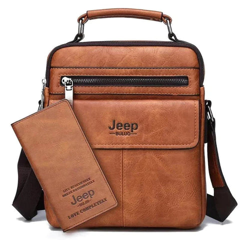 Bolsa de Couro Masculina Jeep