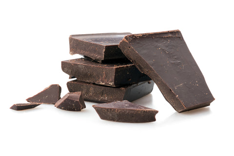 Dark chocolate pieces