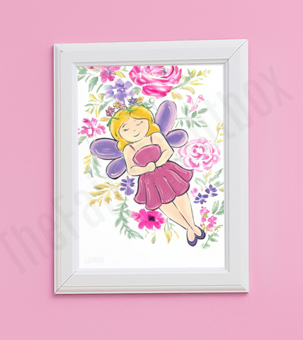 Fairy Print for Baby Room Wall
