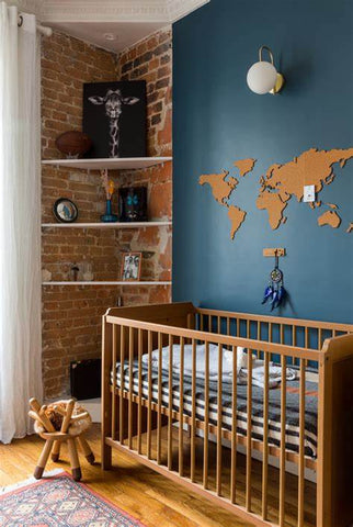 Scandi Nursery Room with Neutral Pallet