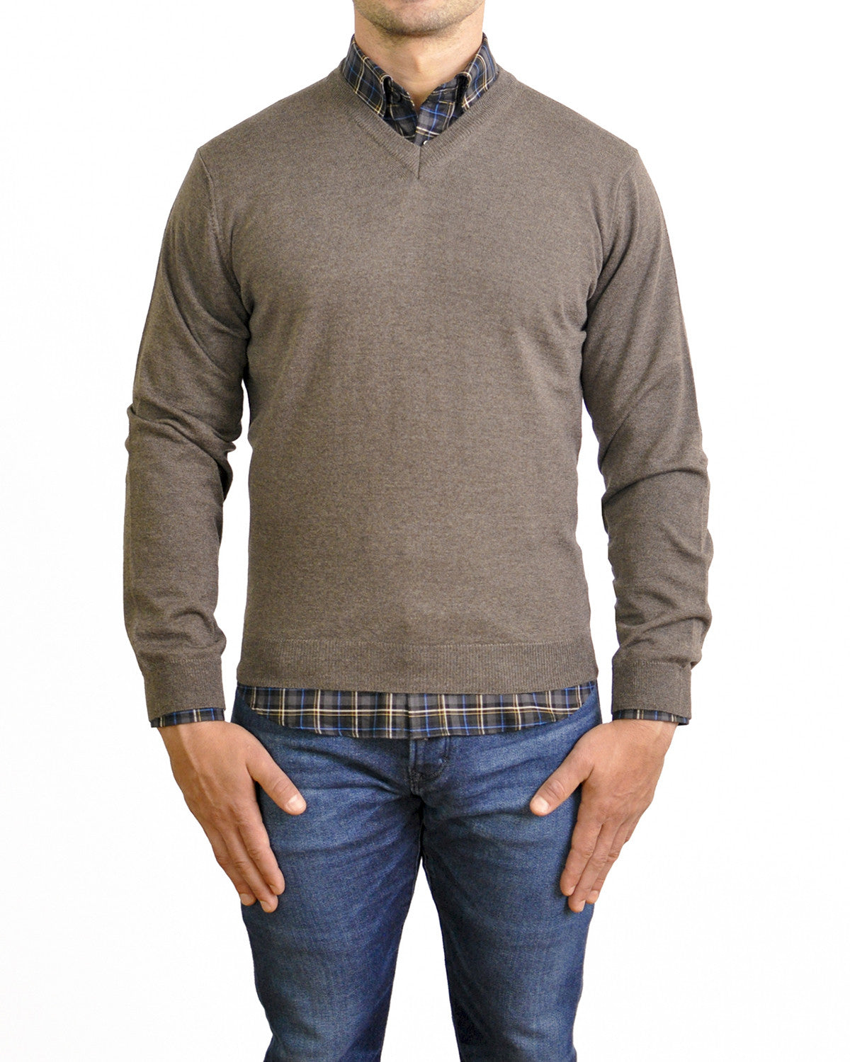 Dylan | Catalina Blue | Sweaters for Shorter Men 5' 9