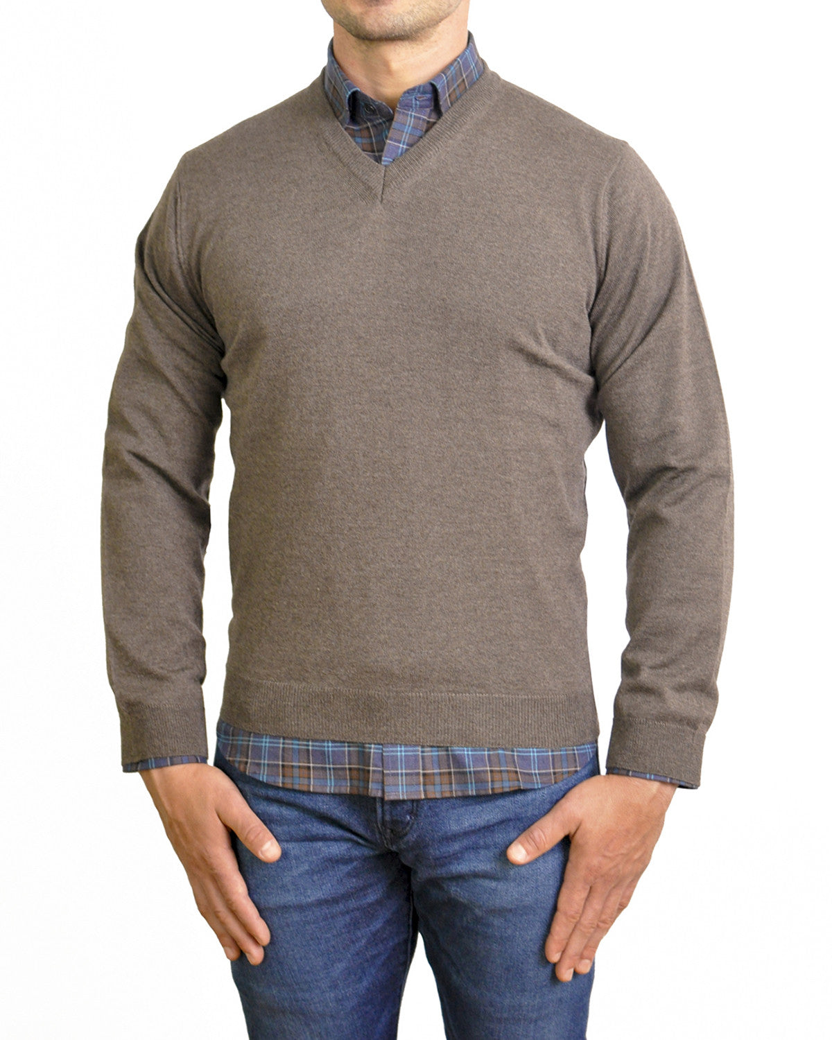 Dylan | Catalina Blue | Sweaters for Shorter Men 5' 9